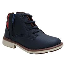 Bota Coturno Casual Infantil Menino Dia a Dia Calce Fácil Zíper Kidy 031-0076 Bota Coturno Casual Infantil Menino Dia a Dia Calce Fácil Zíper Kidy 031-0076