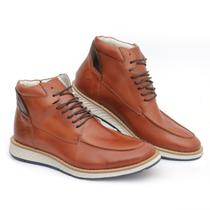 Bota Coturno Casual Masculino Moc boots Elite Couro Premium