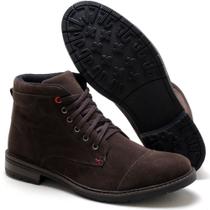 Bota Coturno Casual Social Masculino Cano Médio Confortável