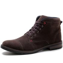 Bota Coturno Casual Unissex Cano Curto Com Cadarço Bota Coturno Casual Unissex Cano Curto Com Cadarço