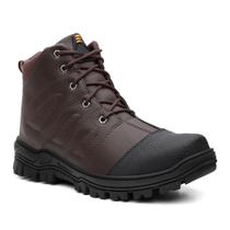 Bota Coturno Casual Yoyo Store com Cadarço Costuras e Bico Redondo Detalhado Bota Coturno Casual Yoyo Store com Cadarço Costuras e Bico Redondo Detalhado