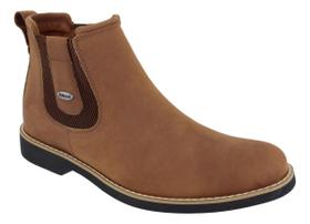 Bota Coturno Chelsea Masculino Casual Couro Legitimo