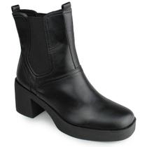 Bota Coturno Chelsea Salto Bloco Feminina Sua Cia - 14725