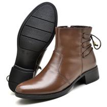 Bota Coturno Country Montaria Feminina Top Franca Shoes Cafe