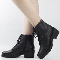 Bota Coturno Couro