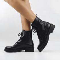 Bota Coturno Couro Bota Coturno Couro