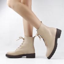 Bota Coturno Couro