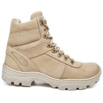 Bota Coturno Couro Masculina Adventure Cano Baixo Kant