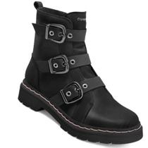 Bota Coturno Cravo E Canela 85654 Cp Feminino