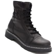 Bota Coturno Cravo E Canela 85660 Feminina