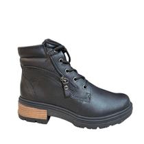 Bota Coturno Dakota Confortável Tratorado Couro Moderno Novo Bota Coturno Dakota Confortável Tratorado Couro Moderno Novo
