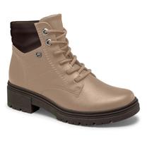 Bota Coturno Dakota em Couro Marrom para Mulheres - D0451