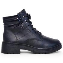 Bota Coturno Dakota Em Couro Tratorado Salto Baixo Feminino D0451