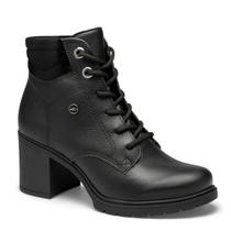 Bota Coturno Dakota Feminina Preta Cano Curto Sola Tratorada D0461