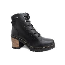 Bota coturno dakota salto bloco feminino g8005 (03 - preto