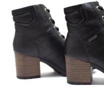 Bota coturno dakota salto médio tratorado ref:g4564 feminino