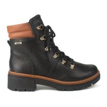 Bota Coturno de Couro Preto - Dakota Preto