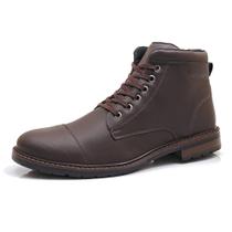 Bota Coturno Ec Shoes Cano Curto Com Solado de Borracha Bota Coturno Ec Shoes Cano Curto Com Solado de Borracha