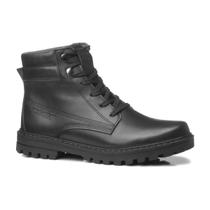 Bota Coturno em Couro Cano Baixo Masculina Pegada