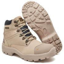 Bota Coturno Em Couro Masculino Confortavel Cano Medio Bota Coturno Em Couro Masculino Confortavel Cano Medio