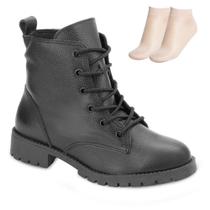 Bota Coturno Estilo Mix e Meia 2710