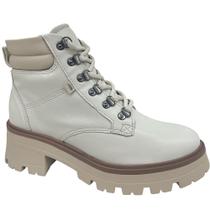 Bota Coturno Fem Dakota Tratorado DA124 Porcelana
