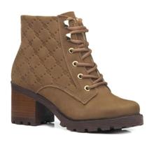 Bota coturno fem pegada