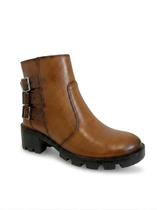 Bota coturno fem trilha da lua - 13036 couro