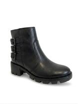 Bota coturno fem trilha da lua - 13036 couro