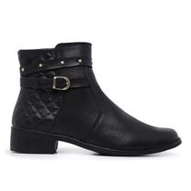 Bota Coturno Feminina Cano Curto Casual Inverno Country