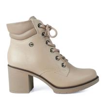 Bota Coturno Feminina com Salto Dakota D0391 Capuccino