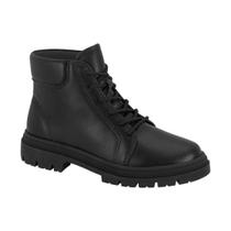 Bota Coturno Feminina Confort Moleca Cano Médio 5344102