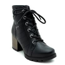 Bota Coturno Feminina Dakota G4564 Preta