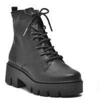 Bota Coturno Feminina Flatform Tratorado Via Marte - 095001 Bota Coturno Feminina Flatform Tratorado Via Marte - 095001