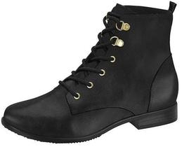 Bota Coturno Feminina Moleca 5335107 - Cano Médio