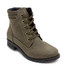 Bota Coturno Feminina Mooncity 72122 Verde Militar