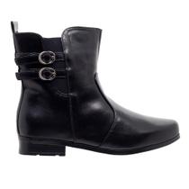 Bota Coturno Feminina Mooncity 72324 Preta