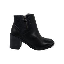 Bota Coturno Feminina Salto Grosso Médio Comfortflex 2599331