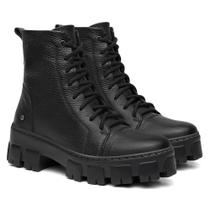 Bota Coturno Feminina Tratorada Vittal Buckle