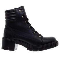 Bota Coturno Feminina Tratorado Moleca 5338.107 Preto