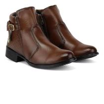 Bota Coturno Feminina Zíper Cano Curto Macia Leve Conforto Bota Coturno Feminina Zíper Cano Curto Macia Leve Conforto