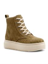 Bota coturno feminino amery 4356 camurça Bota coturno feminino amery 4356 camurça