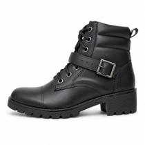 Bota Coturno Feminino Bikarellus Preto Tamanho:37 Bota Coturno Feminino Bikarellus Preto Tamanho:37