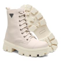 Bota Coturno Feminino Botinha Blogueira Confort Versátil Estilosa Casual Bota Coturno Feminino Botinha Blogueira Confort Versátil Estilosa Casual