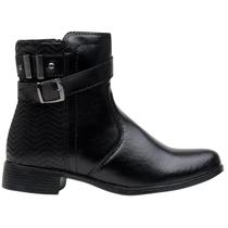 Bota Coturno Feminino Cano Curto Conforto Dona Beja 210