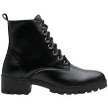 Bota Coturno Feminino Cano Curto Conforto Dona Beja 701 Bota Coturno Feminino Cano Curto Conforto Dona Beja 701