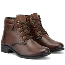 Bota Coturno Feminino Cano Curto