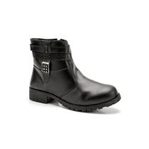 Bota coturno feminino cano curto salto baixo casual confortavel 33 ao 40