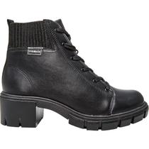 Bota Coturno Feminino Casual Salto Bloco Tratorado Moleca 5338.103