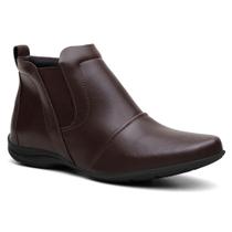 Bota coturno feminino comforflex calce facil inverno